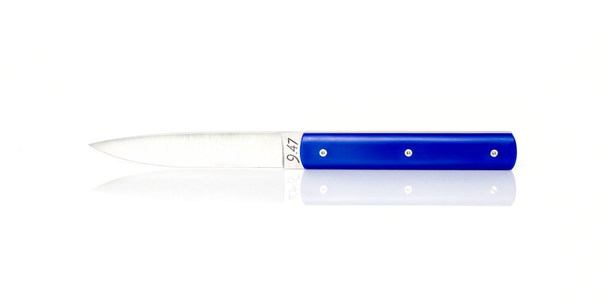 Coffret de 6 couteaux de table 9.47 Atelier Perceval - bleu France