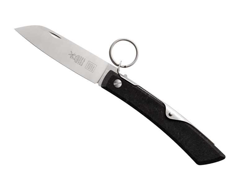 Couteau Windmühlenmesser Ibex 80 - manche  12 cm POM noir finition stonewashed