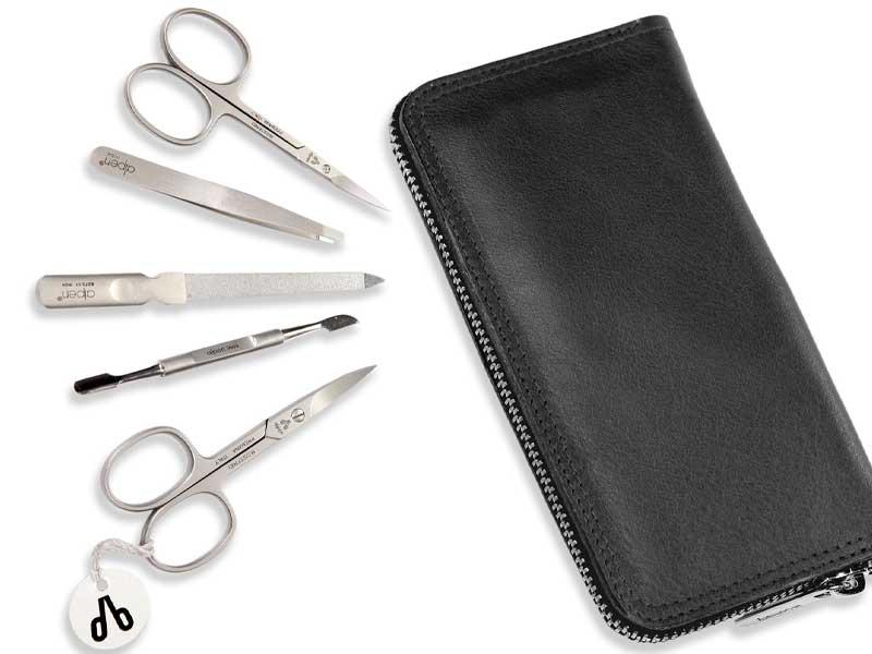 Trousse manucure Alpen 5p soft noir