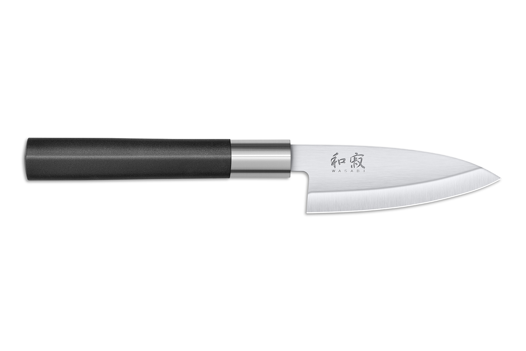 Couteau japonais Kai Wasabi Black - Couteau deba 10 cm