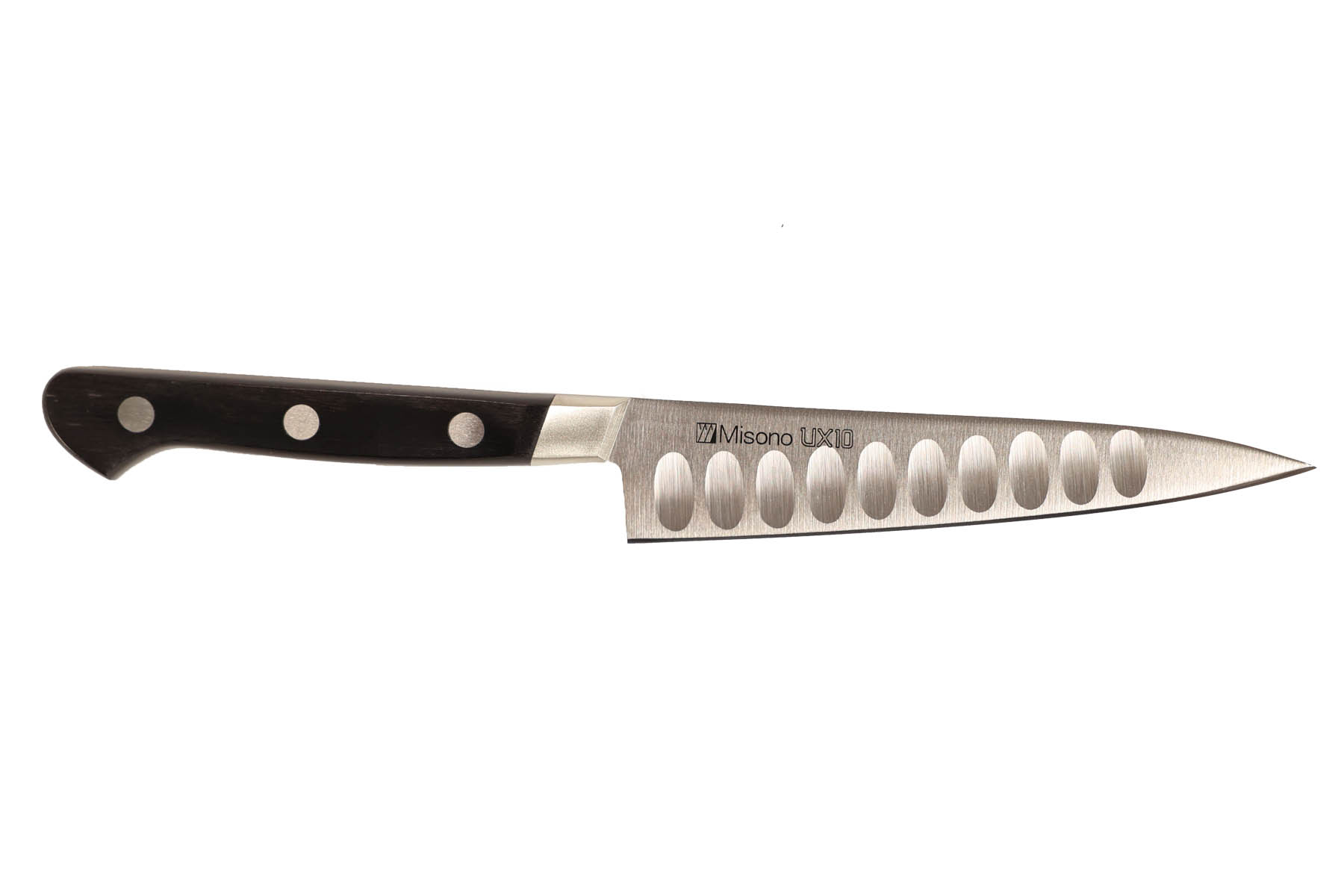 Couteau japonais Misono UX10 - Couteau d'office lame alvéolée 13 cm