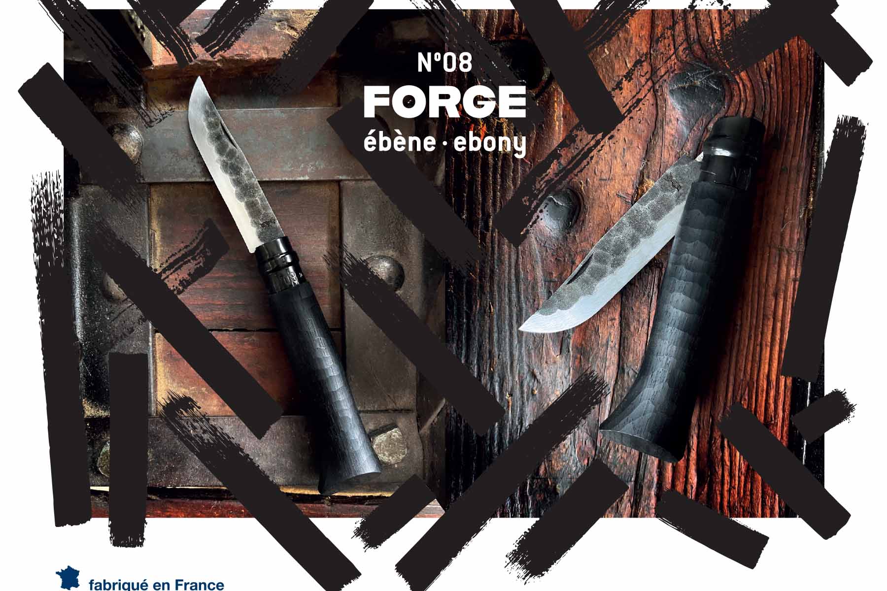 Couteau Opinel N°8 Forgé  Édition "Primitif " Série limitée 2024