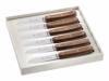 CLAUDE DOZORME - COFFRET 6 COUTEAUX DE TABLE "LONDON" - 21CM TECK
