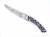 CLAUDE DOZORME - COUTEAU LE THIERS "LINER LOCK" - 10.5 CM ETOILE STAR