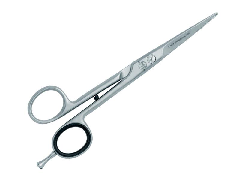 Ciseaux coiffeur modèle droit Due Cigni - une lame microdentée - 15 cm
