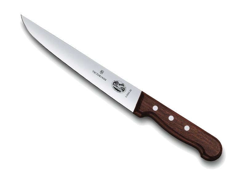 Couteau à découper / saigner Victorinox Wood lame 20 cm - manche palissandre