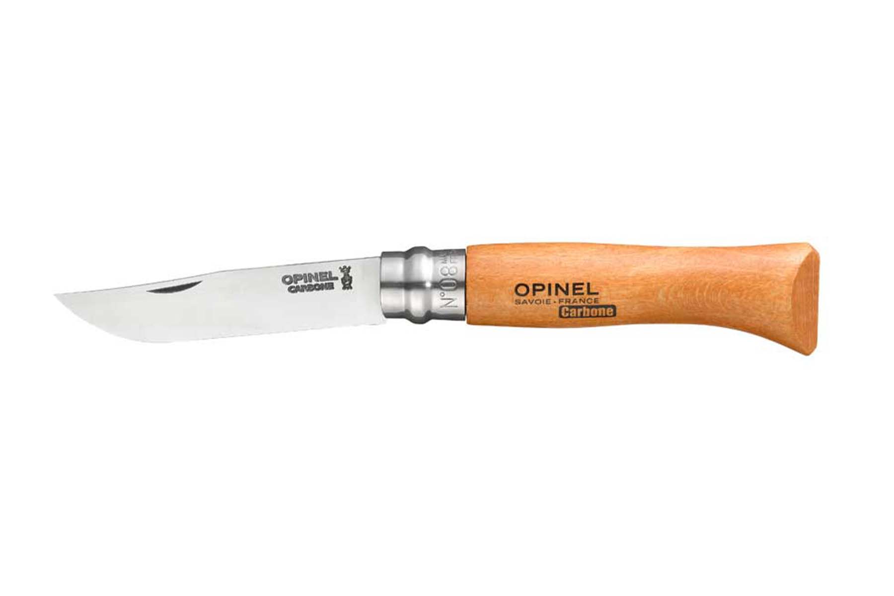 Couteau Opinel n°08 lame carbone