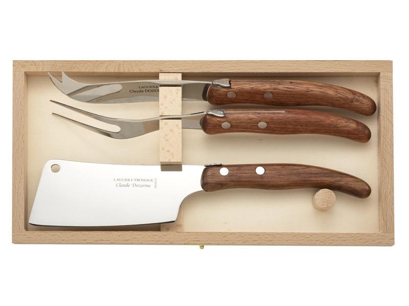 Coffret spécial fromage Laguiole C. Dozorme - 3 pièces inox