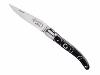ARBALETE G. DAVID - LAGUIOLE RAINBOW NOIR/BLANC MITRE INOX 8CM