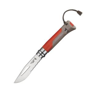 Couteau pliant N°8 Opinel Outdoor rouge