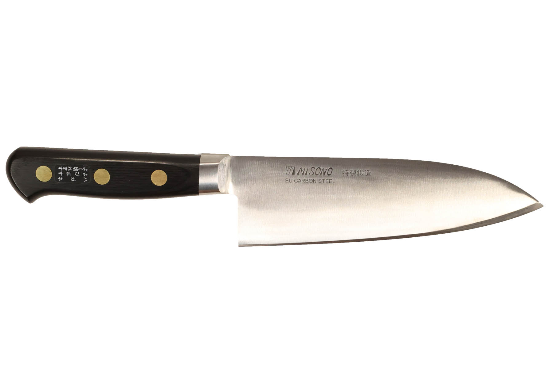 Couteau japonais Misono Swedish Carbon Steel - Couteau western deba 16,5 cm