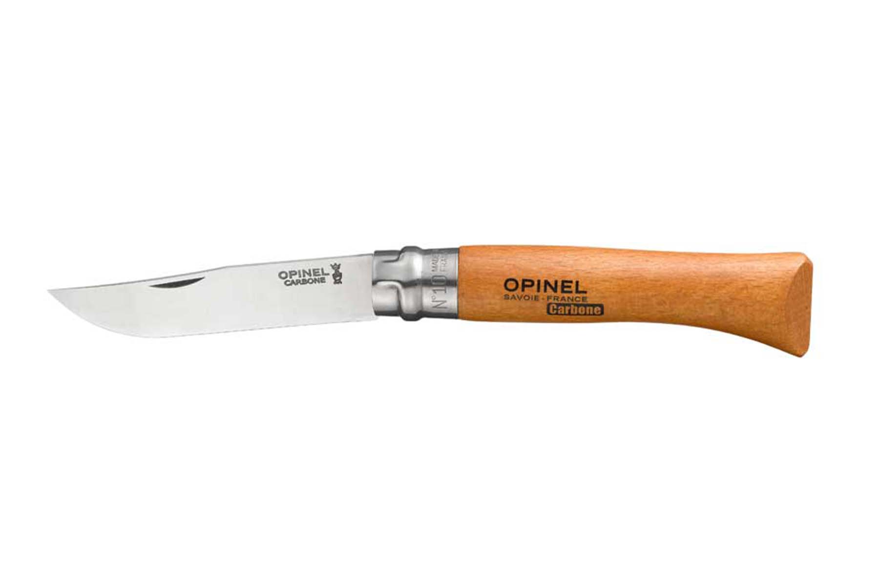 Couteau Opinel n°10 lame carbone