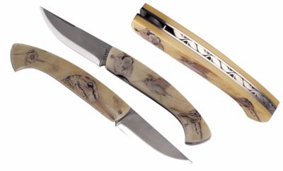 COUTEAU PLIANT LE 1515 DE MANU LAPLACE BÉCASSE 11.5 CM