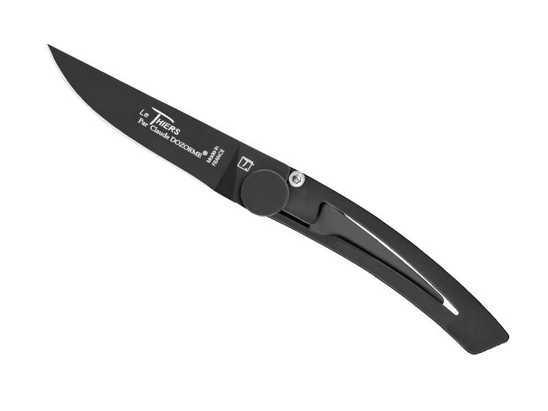 Couteau Le Thiers® C. Dozorme full black - manche 10.5 cm