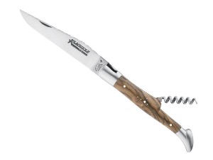 COUTEAU LAGUIOLE GILLES FONTENILLE-PATAUD - TRADITION 2P NOYER 12CM INOX