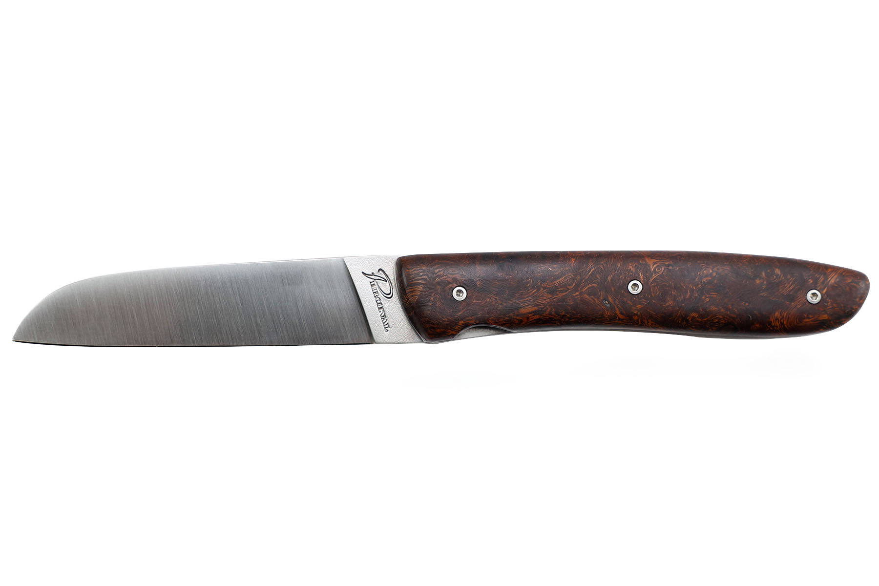 Couteau pliant de l'Atelier Perceval "Le L08" en bois de fer