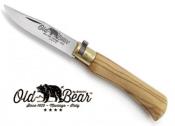 Couteau pliant Old Bear taille M - manche 11 cm olivier