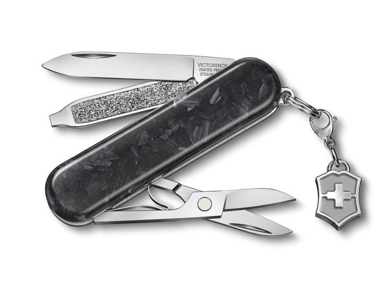 Canif Victorinox Classic SD Brilliant - fibre de carbone