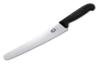 Couteau pâtissier / traiteur Victorinox lame 26 cm dentée - manche noir Fibrox