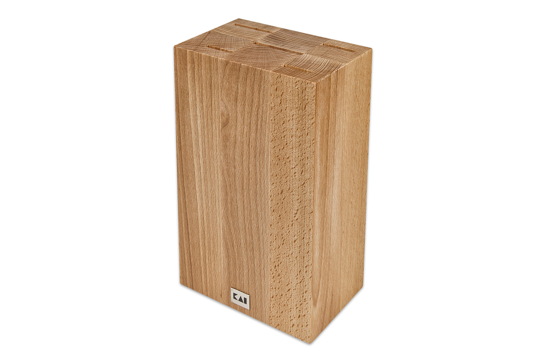 Bloc en hêtre Kai pour 5 couteaux japonais