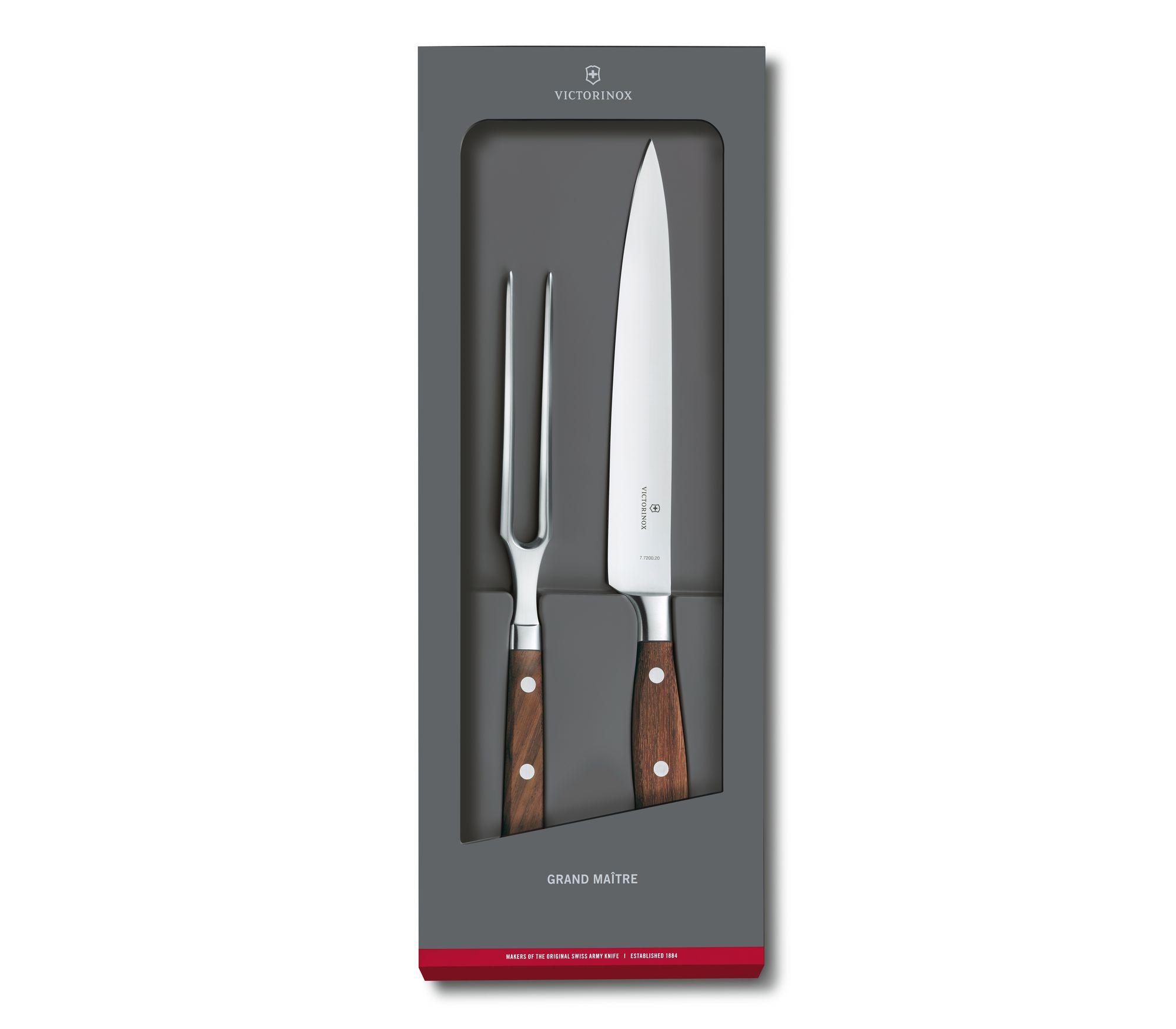 Coffret à découper 2 pièces Victorinox Grand Maître Wood