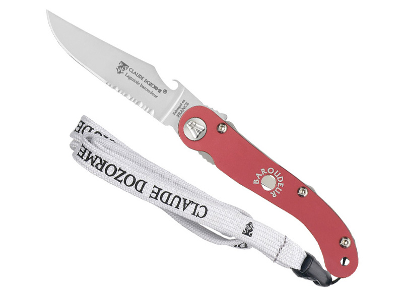 Couteau Laguiole C. Dozorme Baroudeur - manche 12 cm rouge