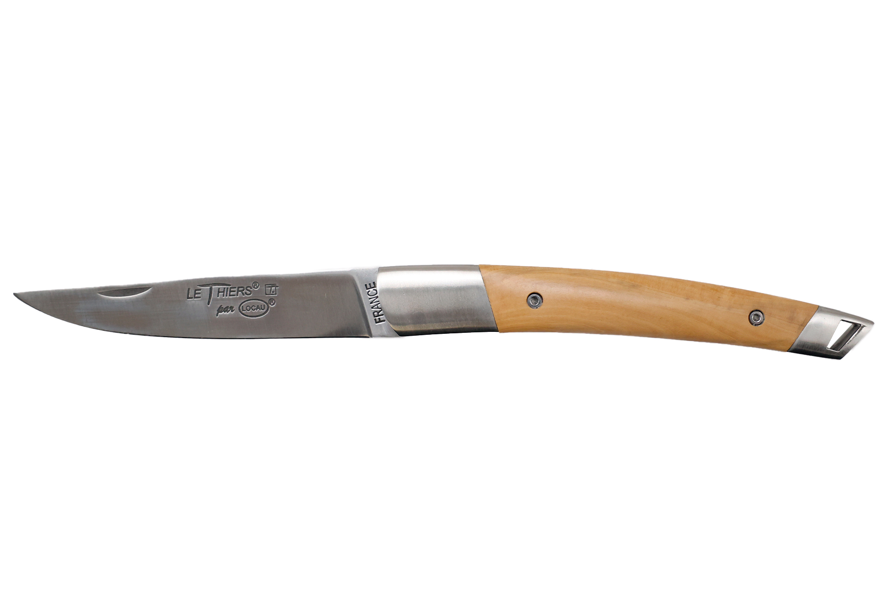 Couteau Le Thiers "Le Smart" par Locau  - Manche en buis + mitres