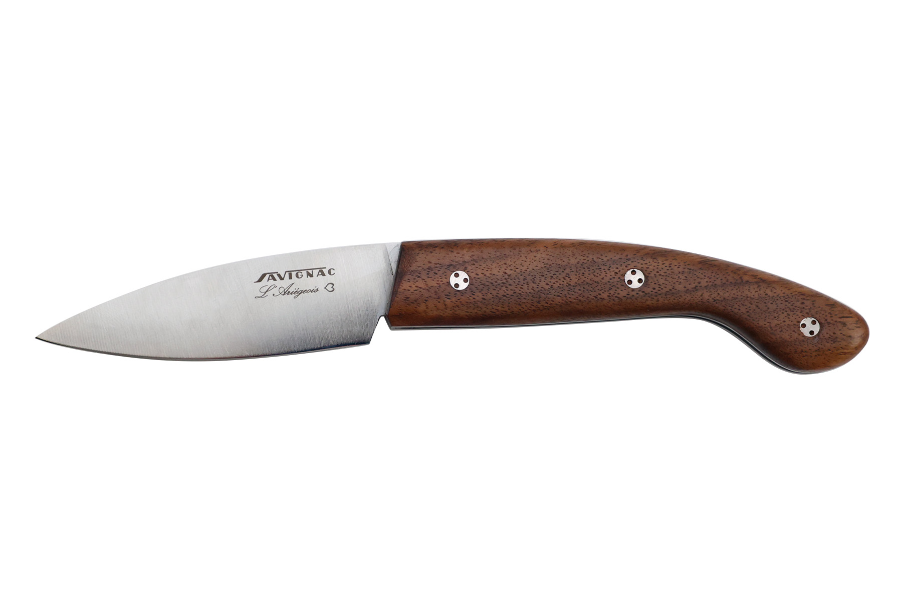 Couteau l'ariégeois cran carré par la coutellerie Savignac - Noyer