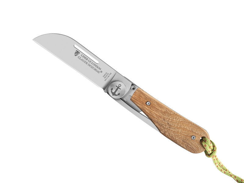 Couteau London par Claude Dozorme - manche 11 cm teck