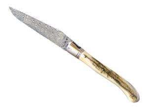 COUTEAU LAGUIOLE GILLES FONTENILLE-PATAUD - NATURE IVOIRE DE MAMMOUTH 12CM INOX