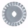 LOT DE 6 LAMES DENTELÉES DE RECHANGE POUR ROULETTE KAI - 45 MM
