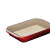 PLAT A GRATIN CHASSEUR ROUGE 29 CM