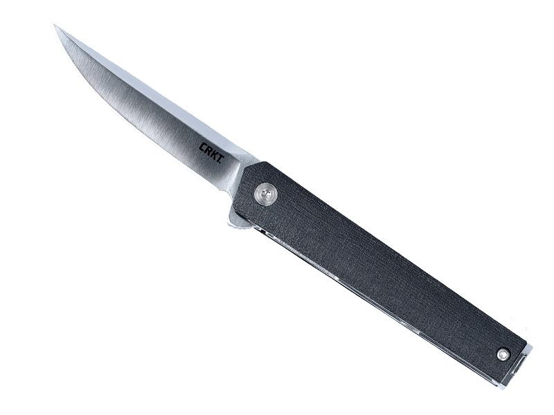 Couteau pliant CRKT CEO Compact - manche 9 cm nylon/fibre de verre noir