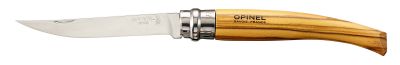 Couteau pliant Opinel n°10 effilé en olivier
