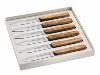 COFFRET 6 COUTEAUX DE TABLE "NAVETTE 6.16" PAR CLAUDE DOZORME - OLIVIER