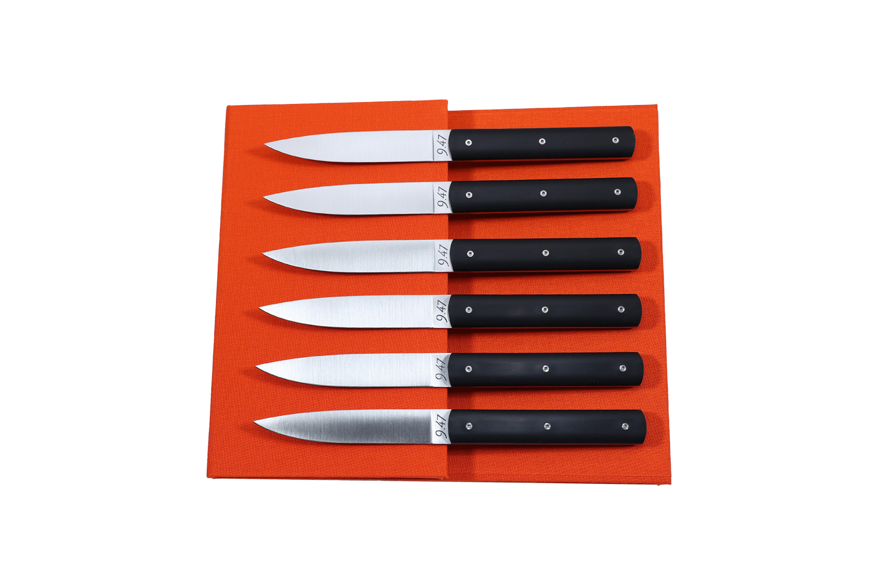 Coffret de 6 couteaux de table 9.47 Atelier Perceval - Noir