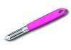 Eplucheur Victorinox deux fentes, lames dentées - manche rose