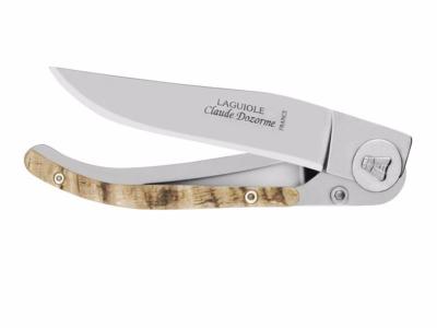 Couteau Laguiole C. Dozorme Liner Lock - manche 11 cm corne de bélier