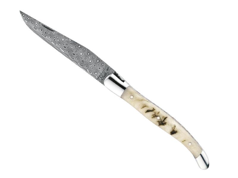 Couteau pliant Laguiole Gilles Fontenille Pataud Tradition - manche 12 cm corne de bélier