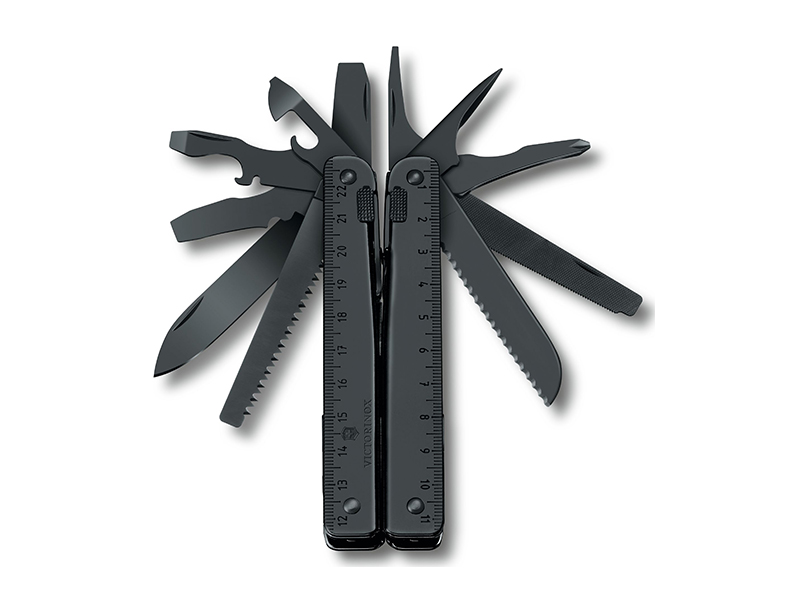 Pince multifonctions Victorinox Swisstool noire + étui nylon