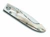 CLAUDE DOZORME - COUTEAU COMPOSTELLE VOIE DU PUY CORNE - 12,5CM INOX