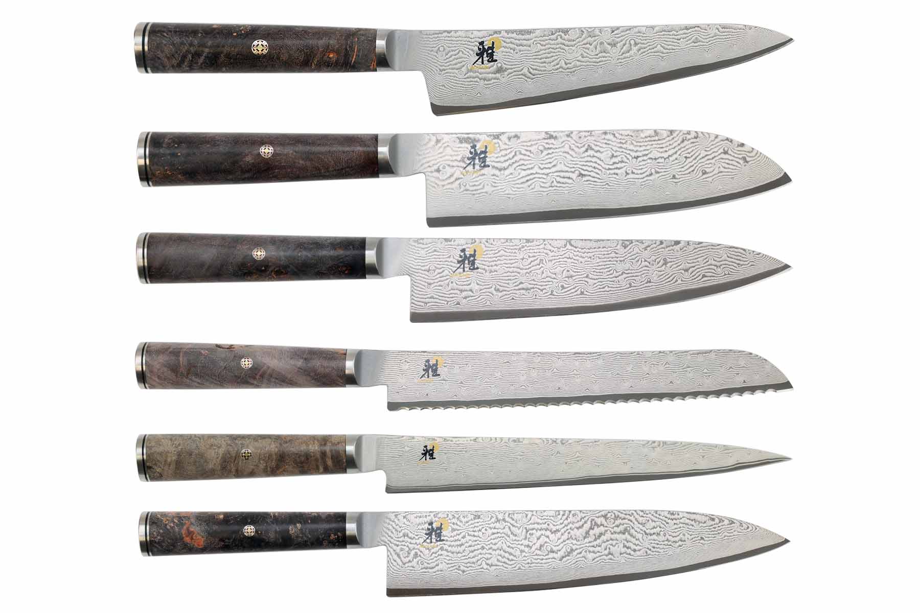 Offre de 6 couteaux japonais Miyabi 5000MCD67