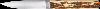 COFFRET DE 6 COUTEAUX DE TABLE PERCEVAL 9.47 - IVOIRE DE MAMMOUTH