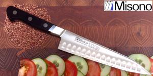 MISONO UX10 - COUTEAU JAPONAIS CHEF ALVEOLE 18 CM