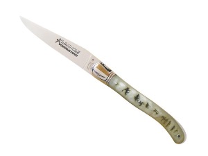 Couteau Laguiole Gilles Fontenille-Pataud- Nature corne de bélier 12cm Inox
