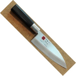 Couteau japonais Deba 16 cm Jaku Black