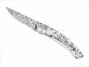 CLAUDE DOZORME - COUTEAU LE THIERS "LINER LOCK" - 10.5 CM ANCRE OLD SCHOOL