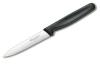 Couteau office Victorinox, lame 10 cm inox pointe milieu, manche polypropylène noir.