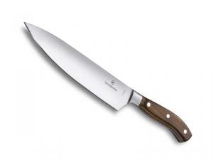 Couteau chef/cuisine forgé Victorinox Grand Maître, lame 22 cm - manche érable modifié