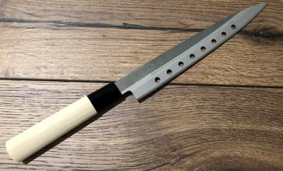 Couteau japonais Jaku Tradition Sashimi 27 cm ajouré